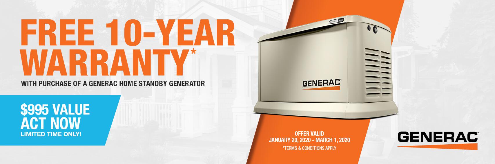 Homestandby Generator Deal | Warranty Offer | Generac Dealer | Kennewick, WA